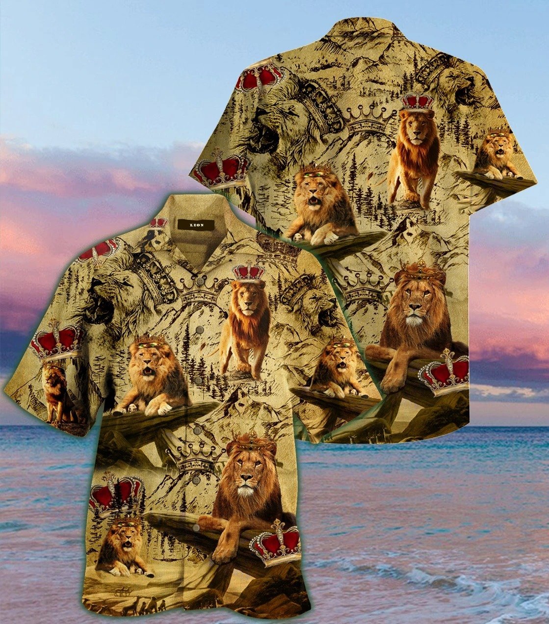 Born To Be A King Hawaiian Shirt Pre13540