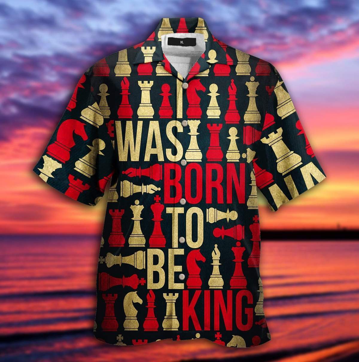 Born To Be King Chess Hawaiian Shirt Pre13454 Born To Be King Chess Hawaiian Shirt Pre13454