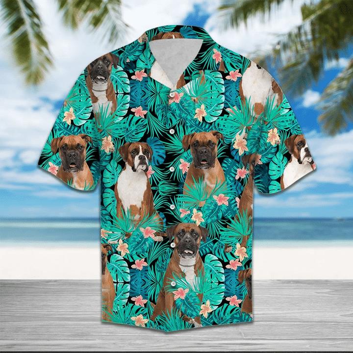 Boxer Tropical Hawaiian Shirt Pre11084
