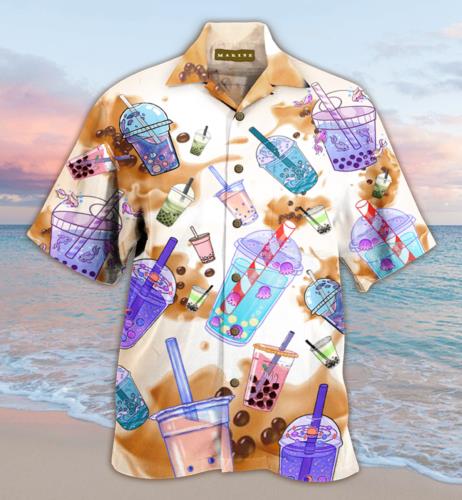 Bubble Tea Hawaiian Shirt Pre11769
