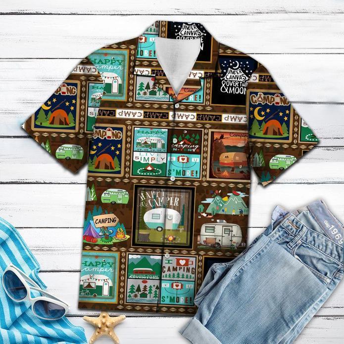 Camping Life Hawaiian Shirt Pre13437