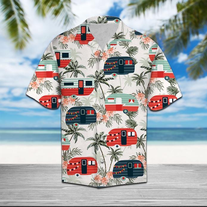 Caravan Tropical Vintage Hawaiian Shirt Pre10701 1 » Cool Gifts for You - Mfamilygift Caravan Tropical Vintage Hawaiian Shirt Pre10701 1
