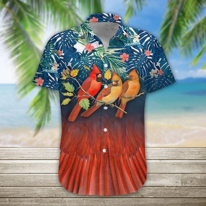 Cardinal Bird Hawaiian Shirt Pre13395 Cardinal Bird Hawaiian Shirt Pre13395