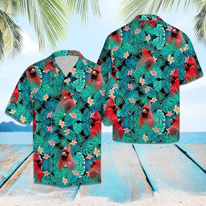 Cardinal Tropical Hawaiian Shirt Pre13393
