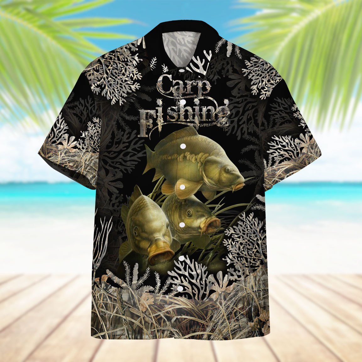 Carp Fishing Hawaiian Shirt Pre10120