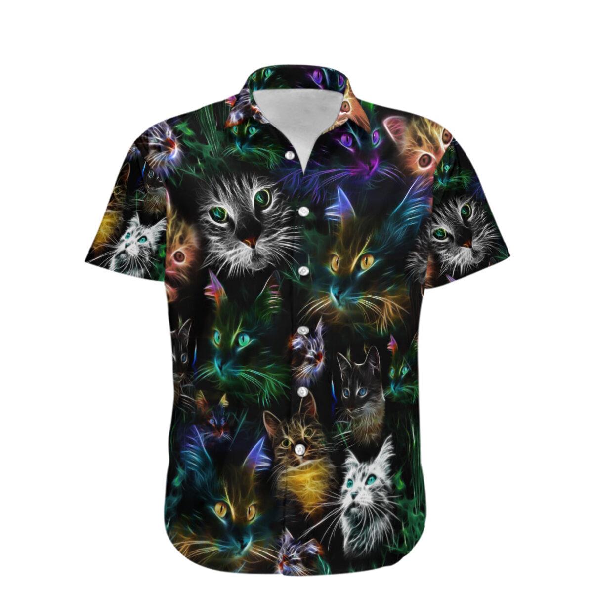 Cat Hair Dont Care Hawaiian Shirt Pre10751