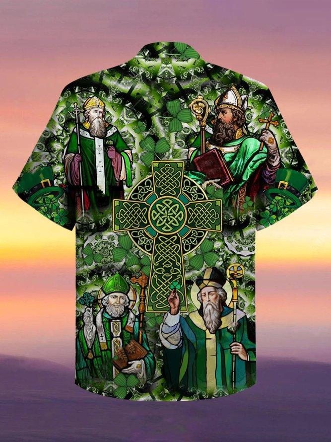 Celtic Cross Stpatricks Day Hawaiian Shirt Pre13456 1 » Cool Gifts for You - Mfamilygift Celtic Cross Stpatricks Day Hawaiian Shirt Pre13456 1