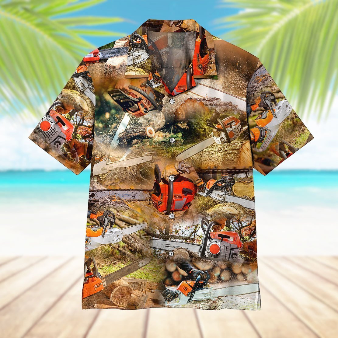 Chainsaw Hawaiian Shirt Pre11792 Chainsaw Hawaiian Shirt Pre11792