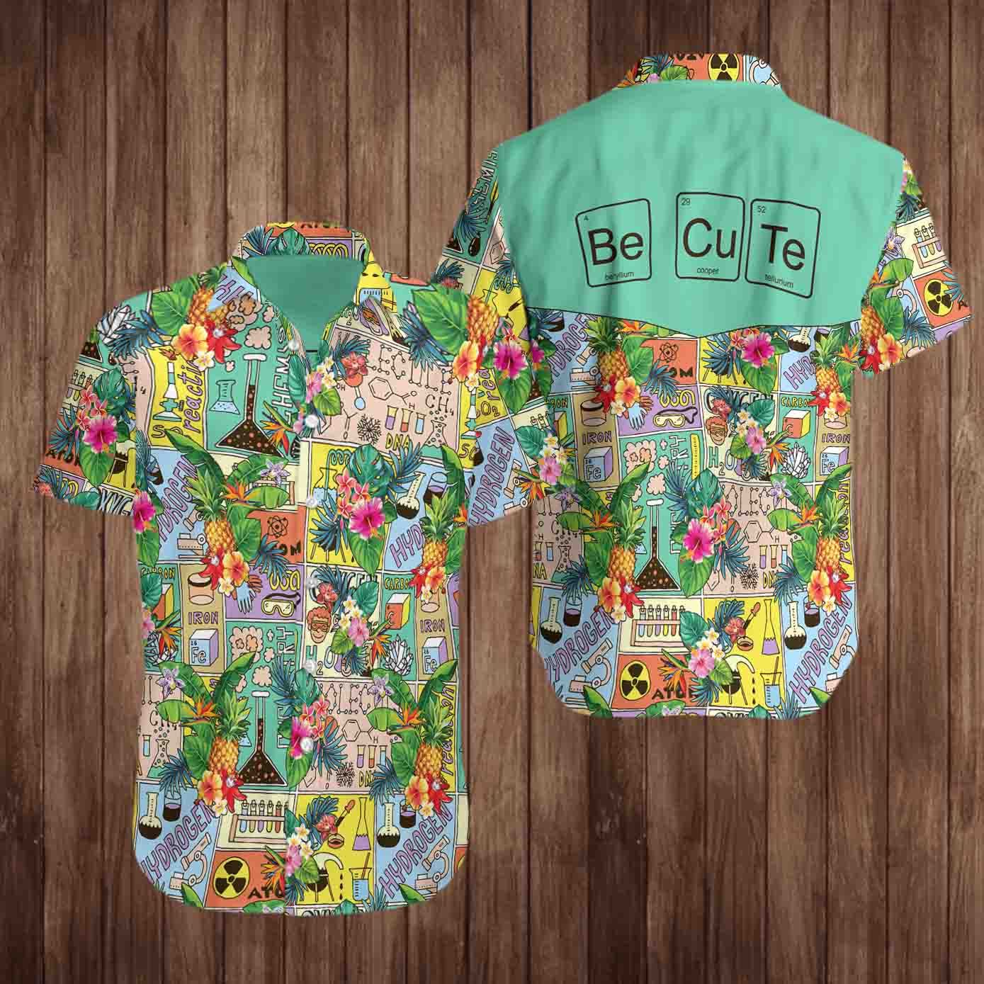 Chemistry Be Cute Hawaiian Shirt Pre13410 Chemistry Be Cute Hawaiian Shirt Pre13410
