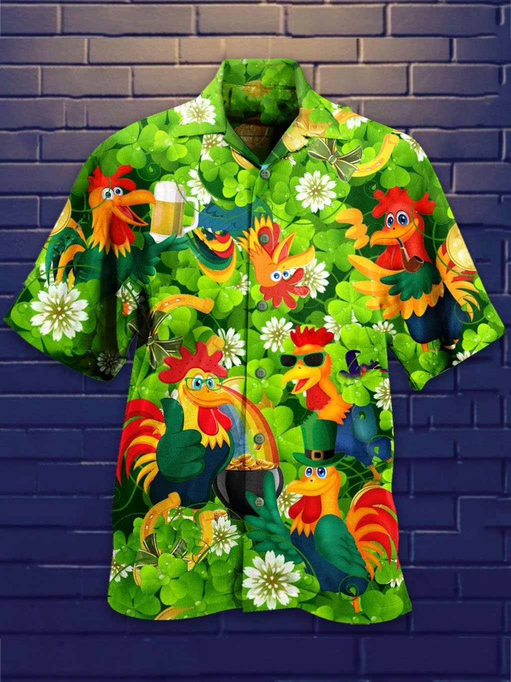 Chicken Hawaiian Shirt Pre11529