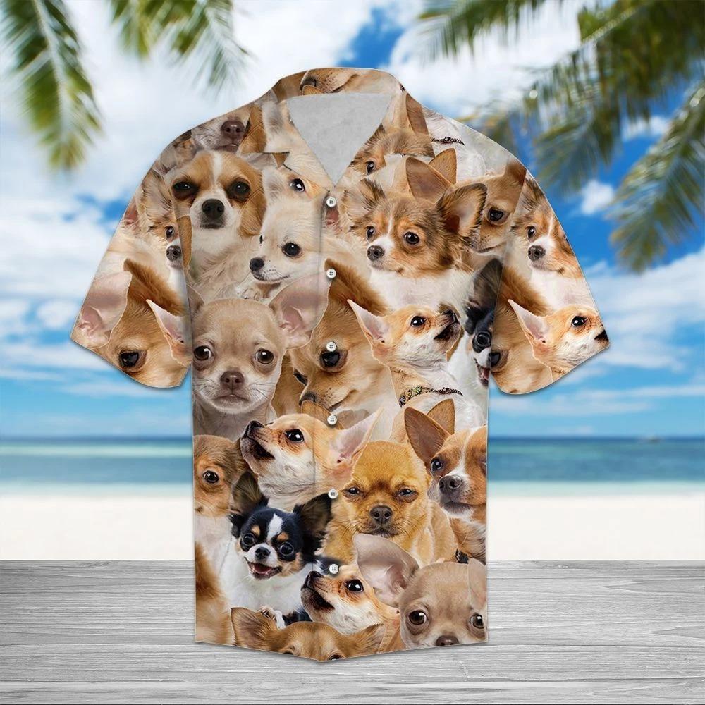 Chihuahua Awesome Hawaiian Shirt Pre13315