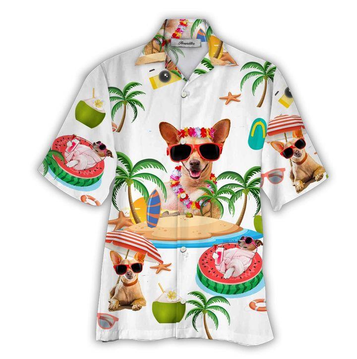Chihuahua Hawaiian Shirt Pre10284