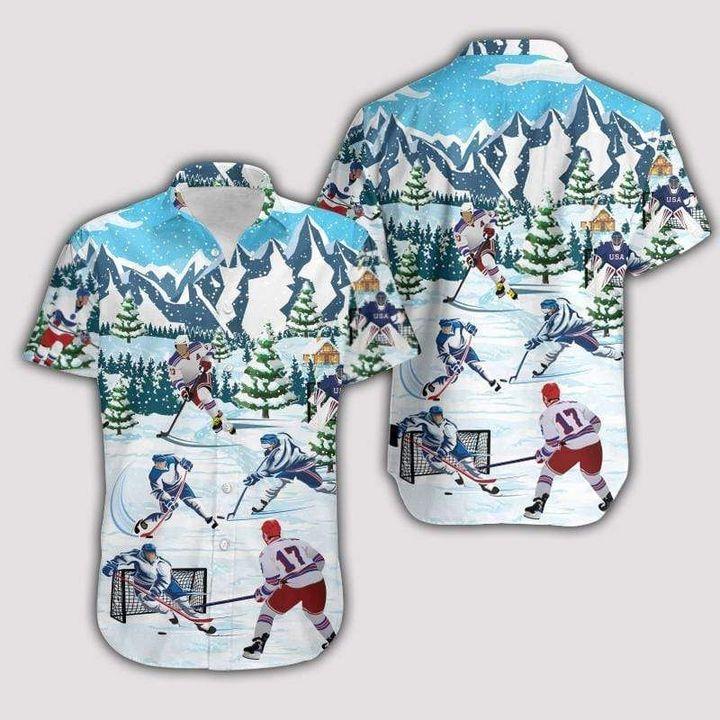 Christmas Lets Play Hockey Hawaiian Shirt Pre11385 Christmas Lets Play Hockey Hawaiian Shirt Pre11385