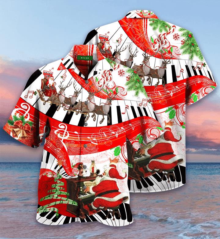 Christmas Piano Hawaiian Shirt Pre13349 Christmas Piano Hawaiian Shirt Pre13349