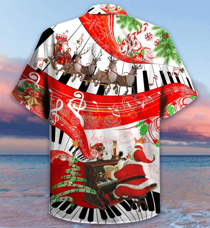 Christmas Piano Hawaiian Shirt Pre13349 2 » Cool Gifts for You - Mfamilygift Christmas Piano Hawaiian Shirt Pre13349 2