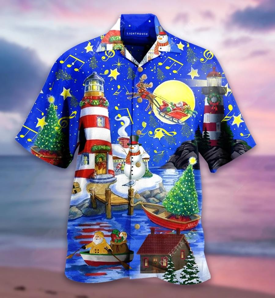Christmas Sky Hawaiian Shirt Pre13355
