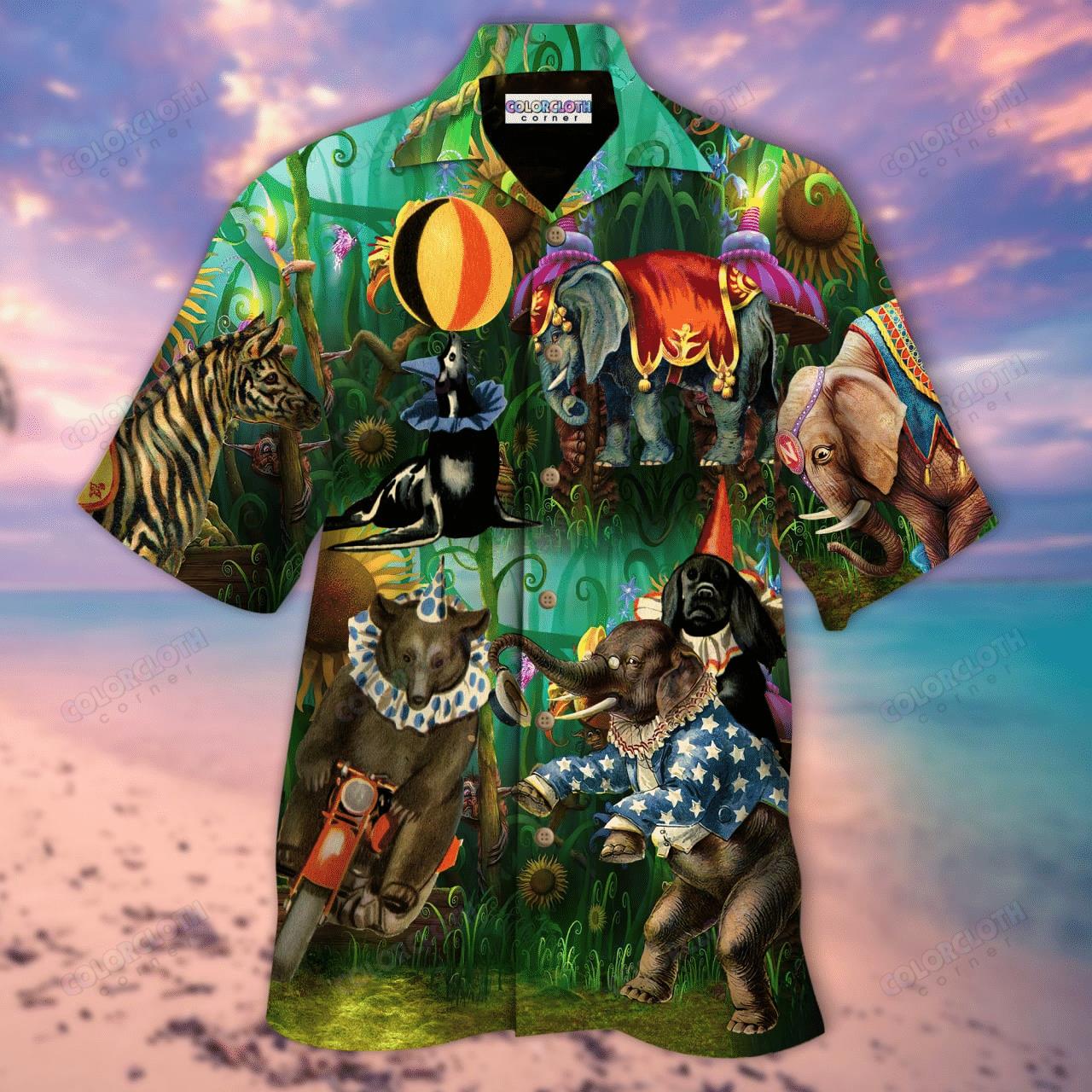 Circuit Zoo Hawaiian Shirt Pre10882