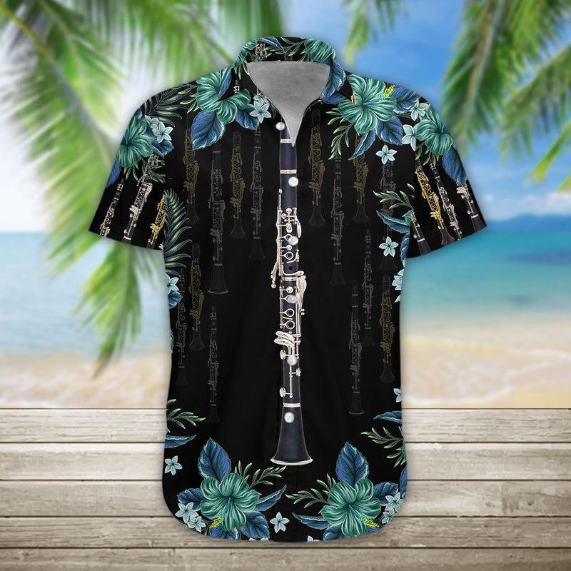 Clarinet Unisex Hawaiian Shirt Pre13362 Clarinet Unisex Hawaiian Shirt Pre13362