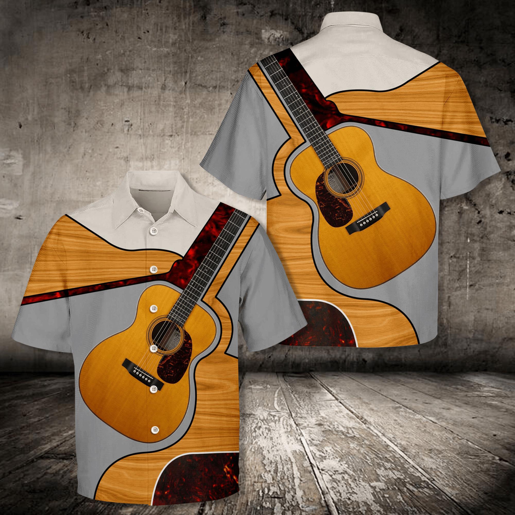 Classic Guitar Hawaiian Shirt Pre11548 Classic Guitar Hawaiian Shirt Pre11548