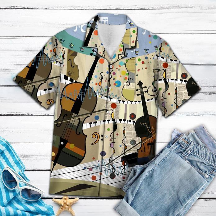 Classical Tradition Cello Hawaiian Shirt Pre10722