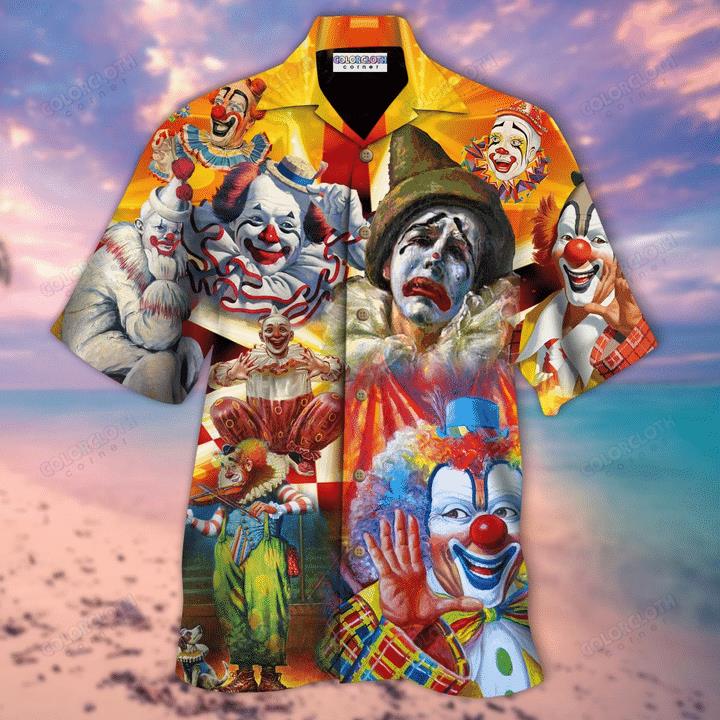 Clown Hawaiian Shirt Pre10082