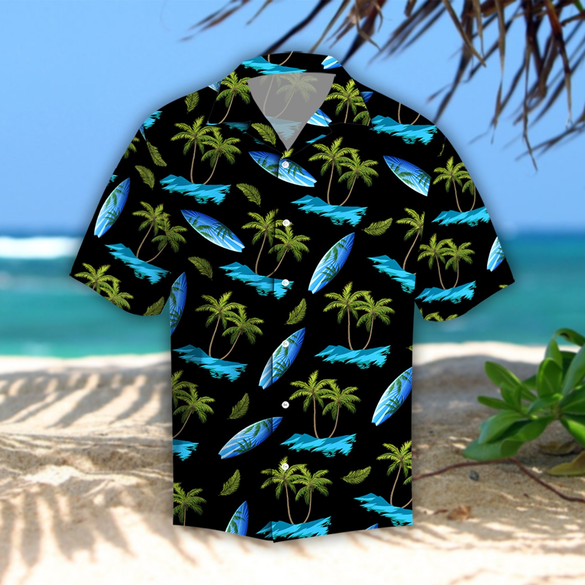 Coconut Island Hibiscus Tropical Hawaiian Shirt Pre13310