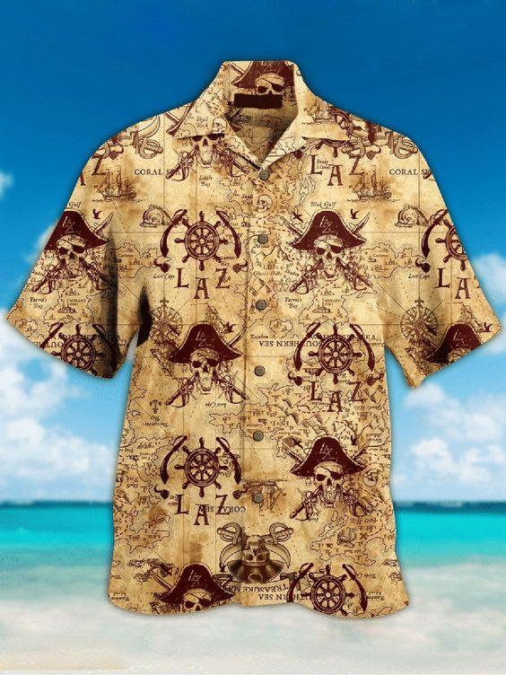 Collar Hawaiian Shirt Pre13380
