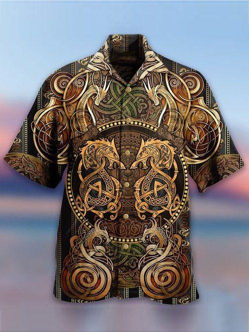 Collar Hawaiian Shirt Pre13383