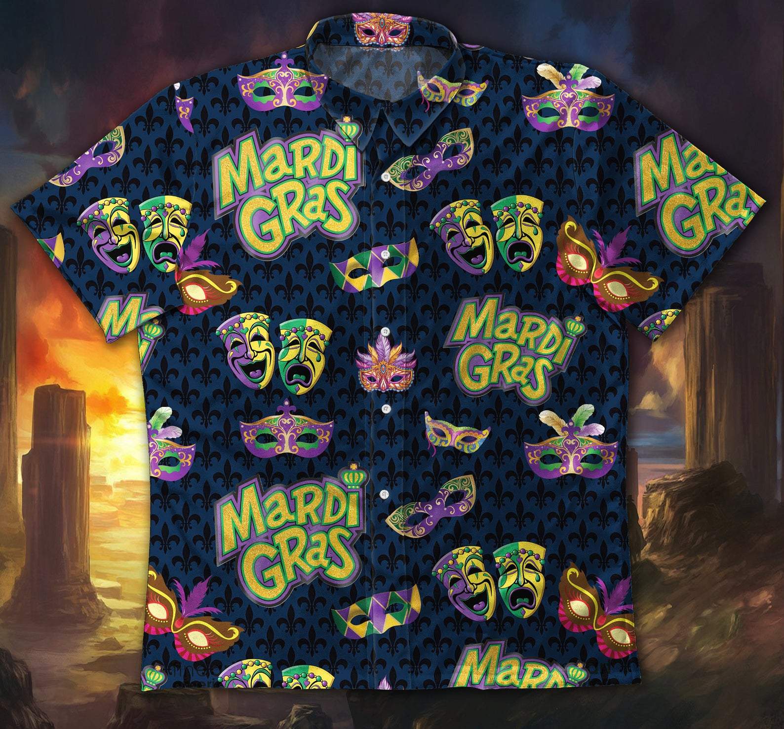 Colorful Carnival Hawaiian Shirt Pre13369