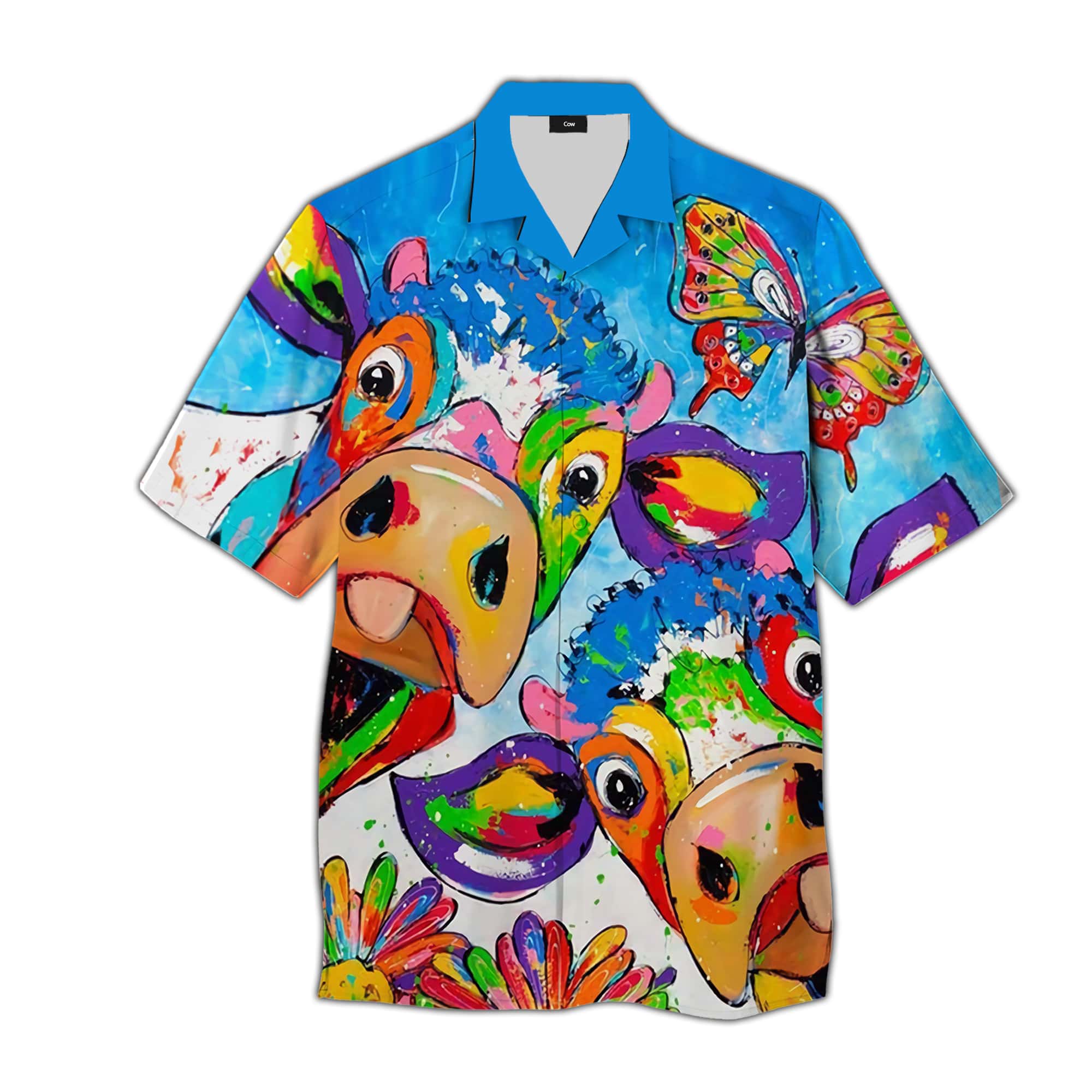 Colorful Cow Hawaiian Shirt Pre13335 Colorful Cow Hawaiian Shirt Pre13335