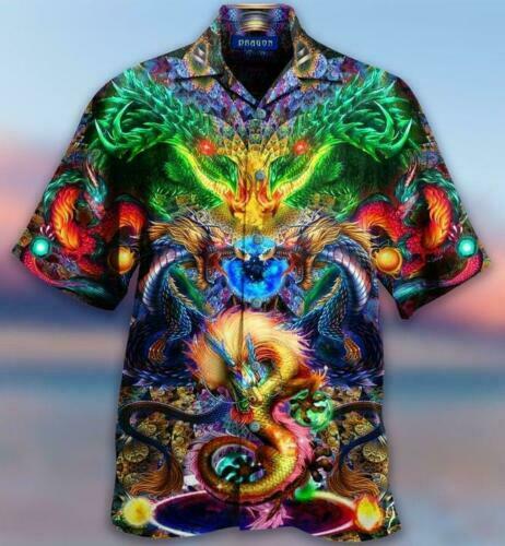 Colorful Dragon Armor Hawaiian Shirt Pre13325 Colorful Dragon Armor Hawaiian Shirt Pre13325