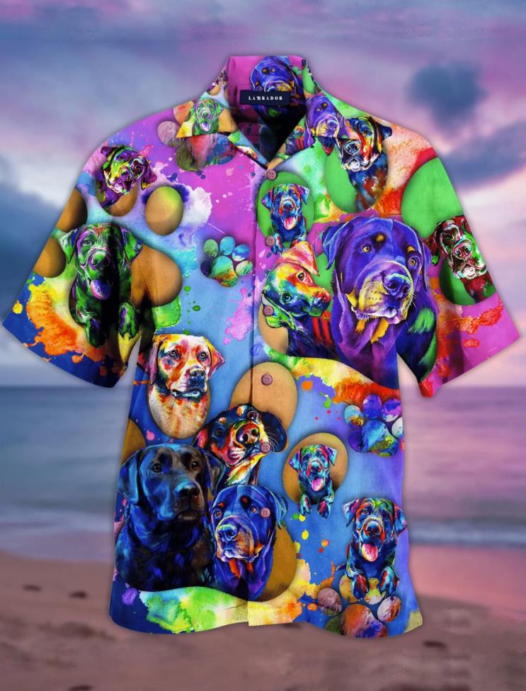 Colorful Rottweiler Hawaiian Shirt Pre13327 Colorful Rottweiler Hawaiian Shirt Pre13327