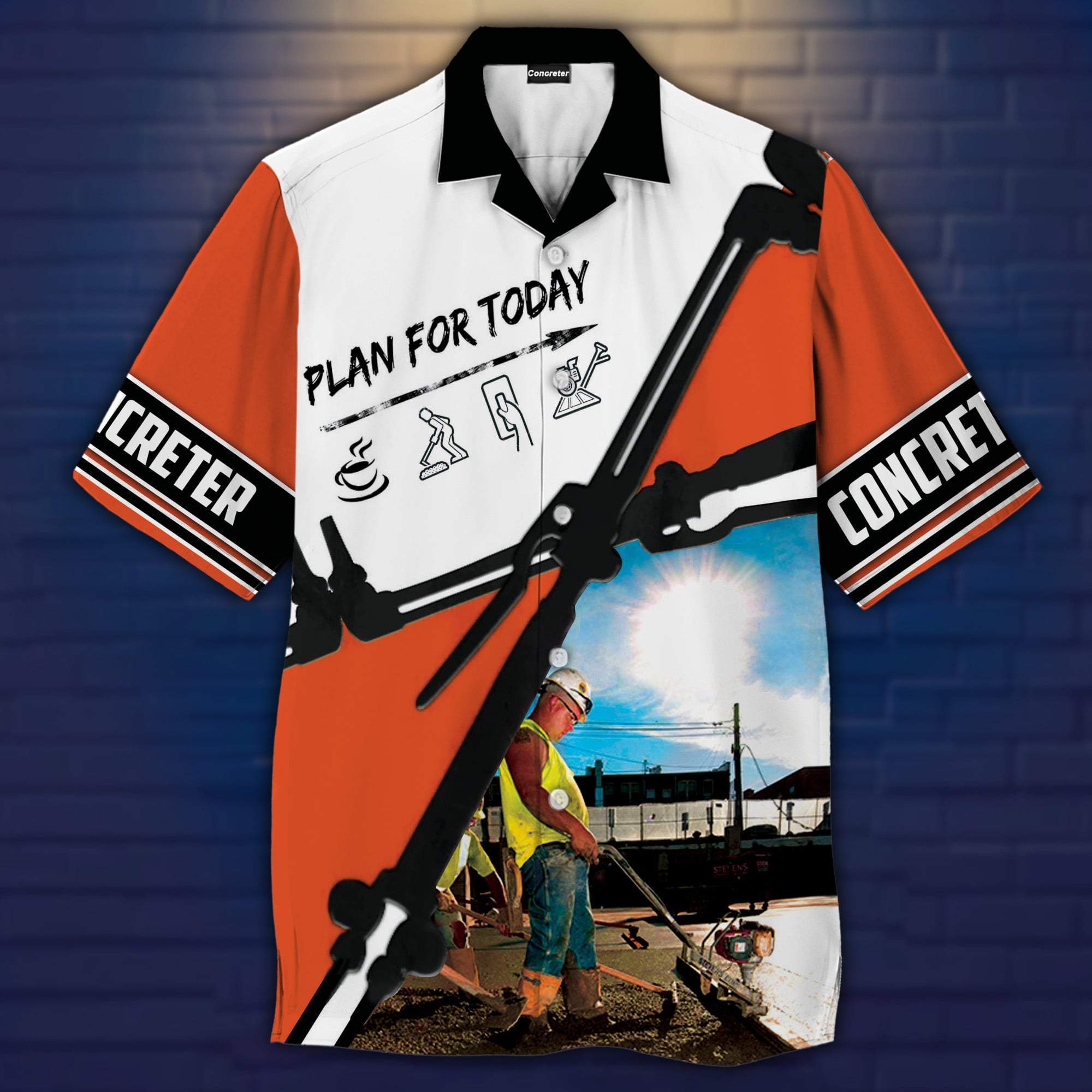 Concreter Plan For Today Hawaiian Shirt Pre13370 Concreter Plan For Today Hawaiian Shirt Pre13370