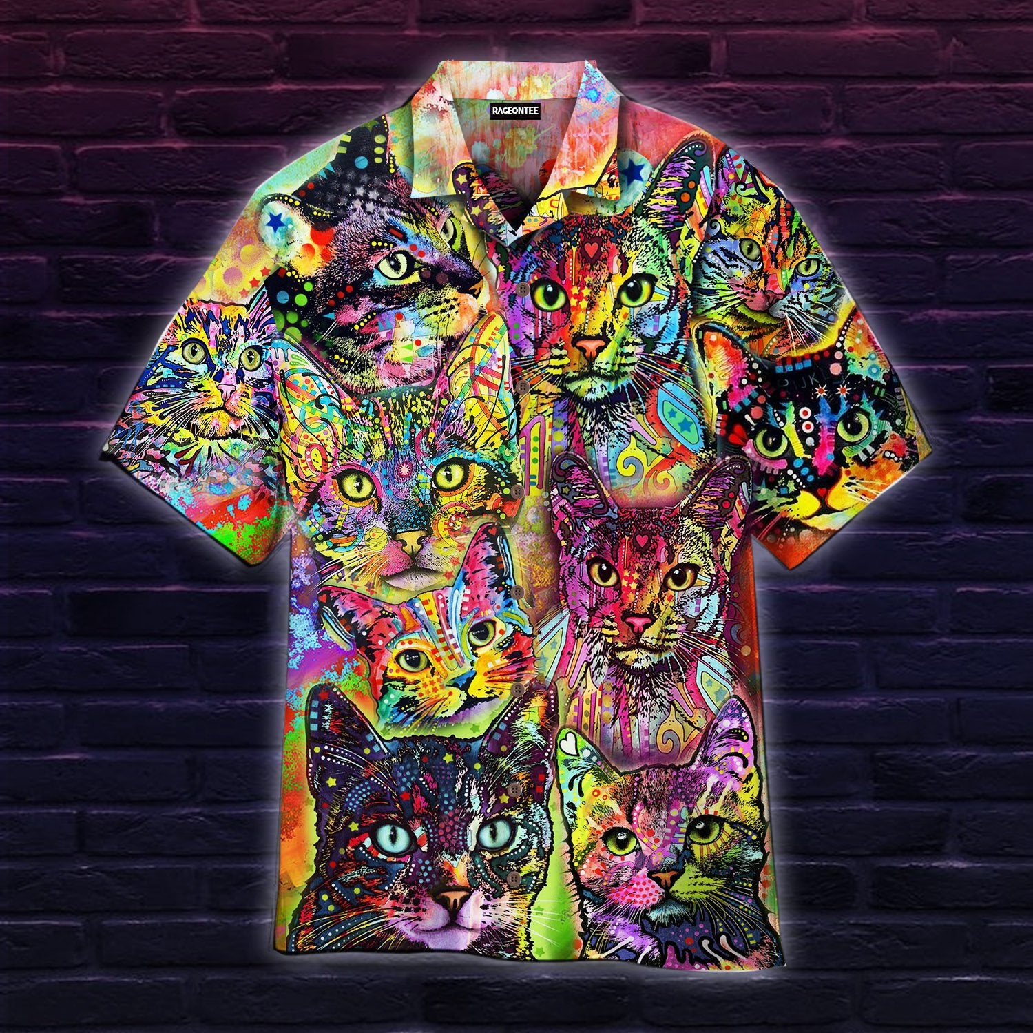 Corlorful Cats Hawaiian Shirt Pre10694 Corlorful Cats Hawaiian Shirt Pre10694