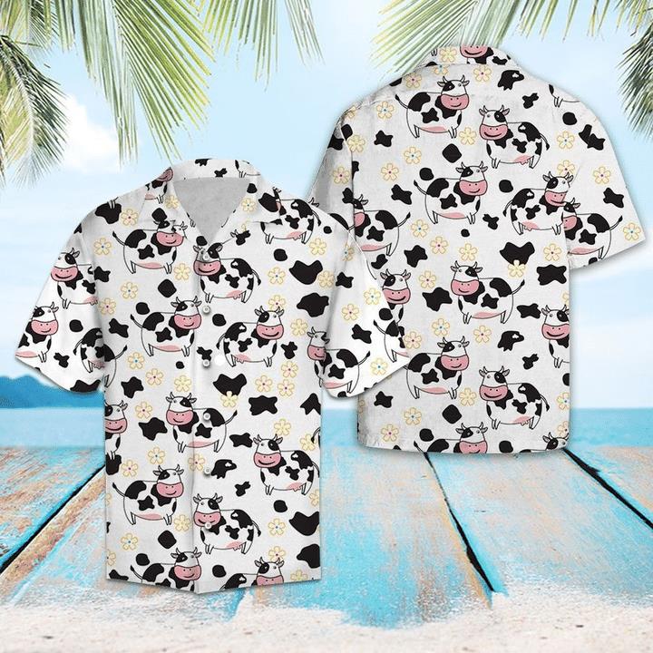 Cow Chemise Hawaiian Shirt Pre13366