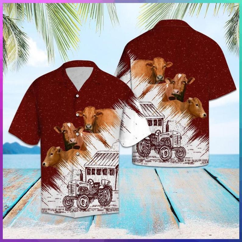 Cow Farm Hawaiian Shirt Pre10897 Cow Farm Hawaiian Shirt Pre10897
