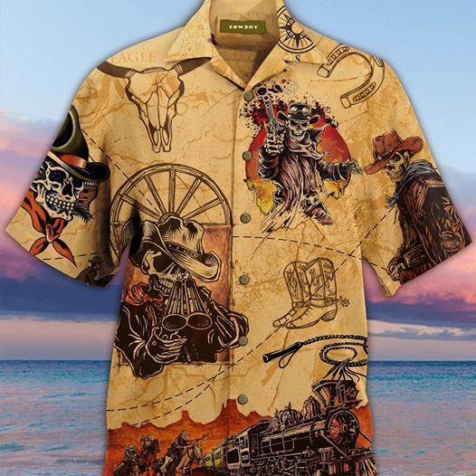 Cowboy Hawaiian Shirt Pre11618 Cowboy Hawaiian Shirt Pre11618