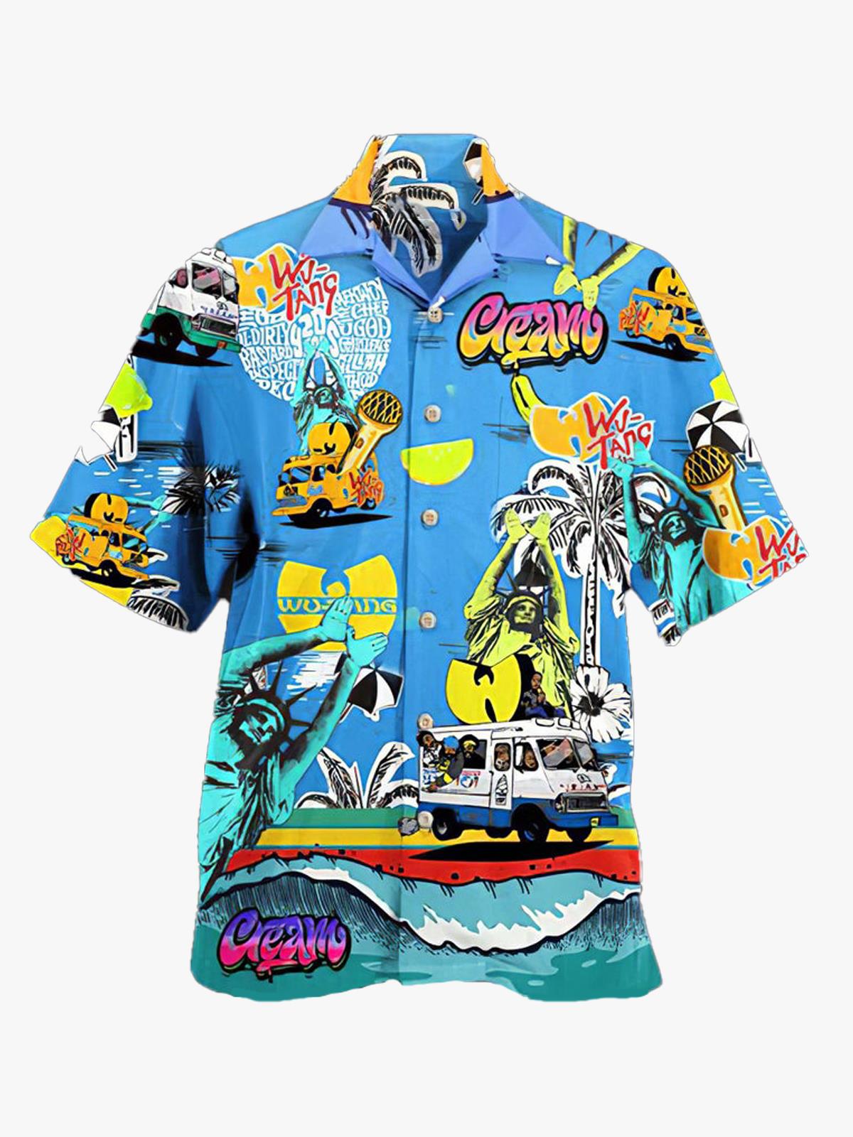 Cream Hawaiian Shirt Pre11526