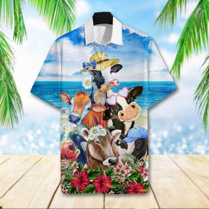 Cute Cows Hawaiian Shirt Pre11394 Cute Cows Hawaiian Shirt Pre11394