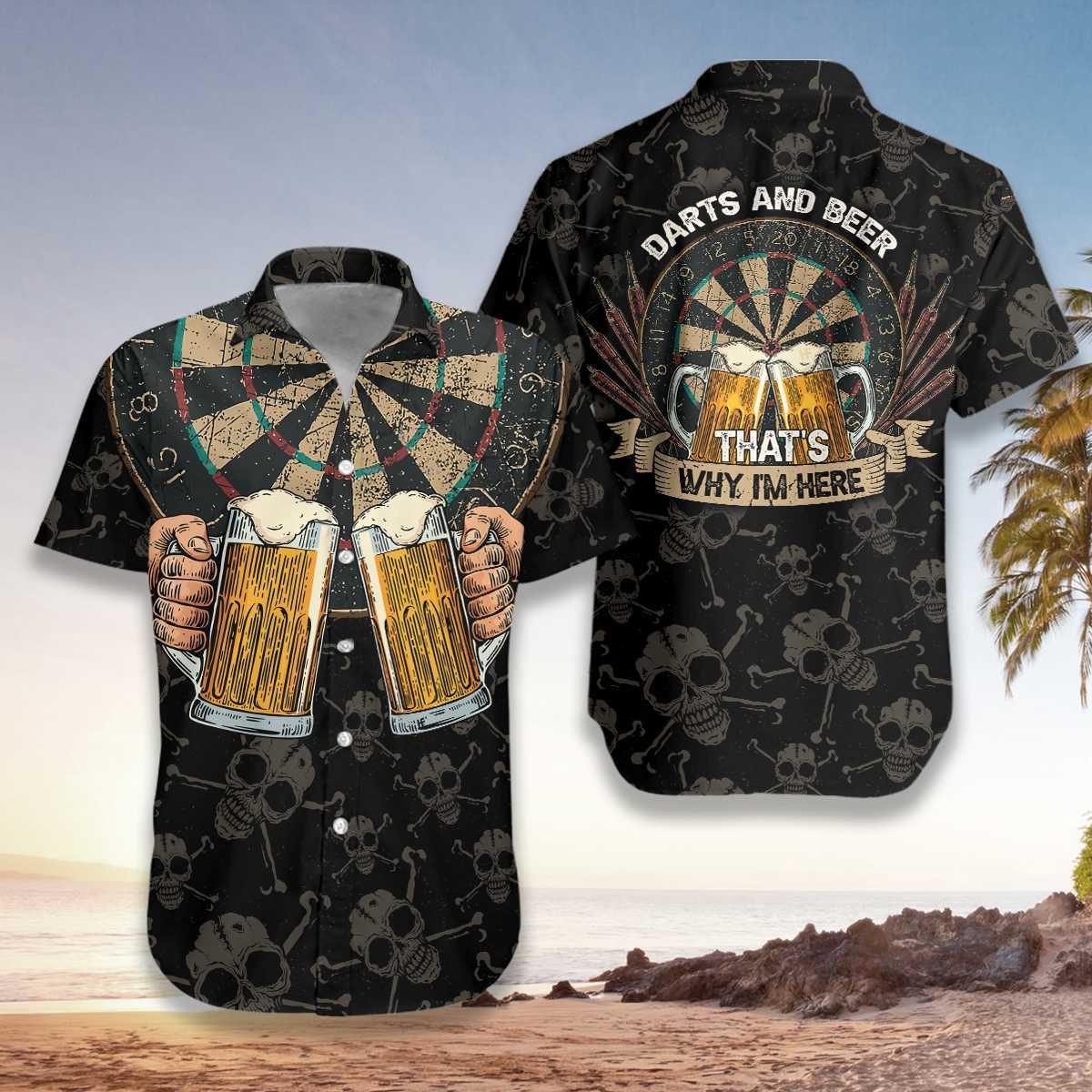 Darts And Beer Hawaiian Shirt Pre11629