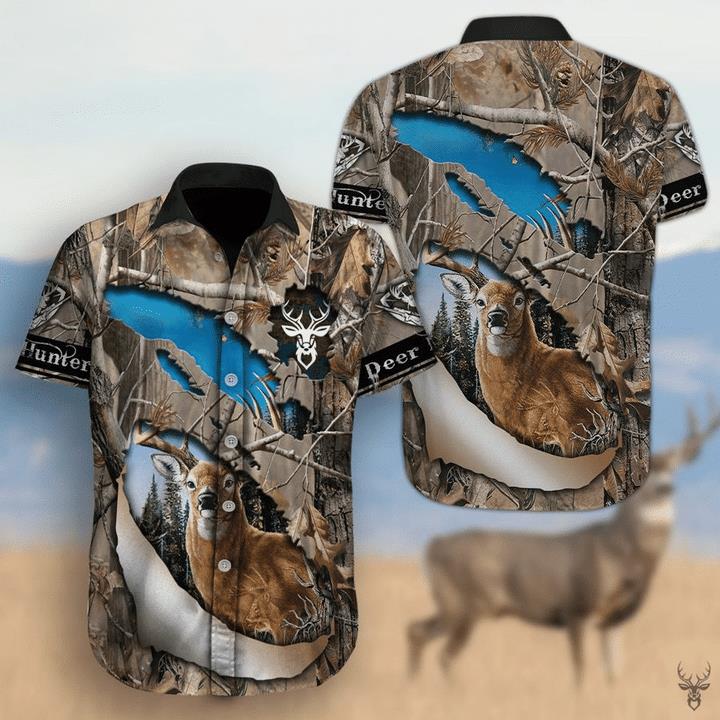 Deer Hawaiian Shirt Pre13279