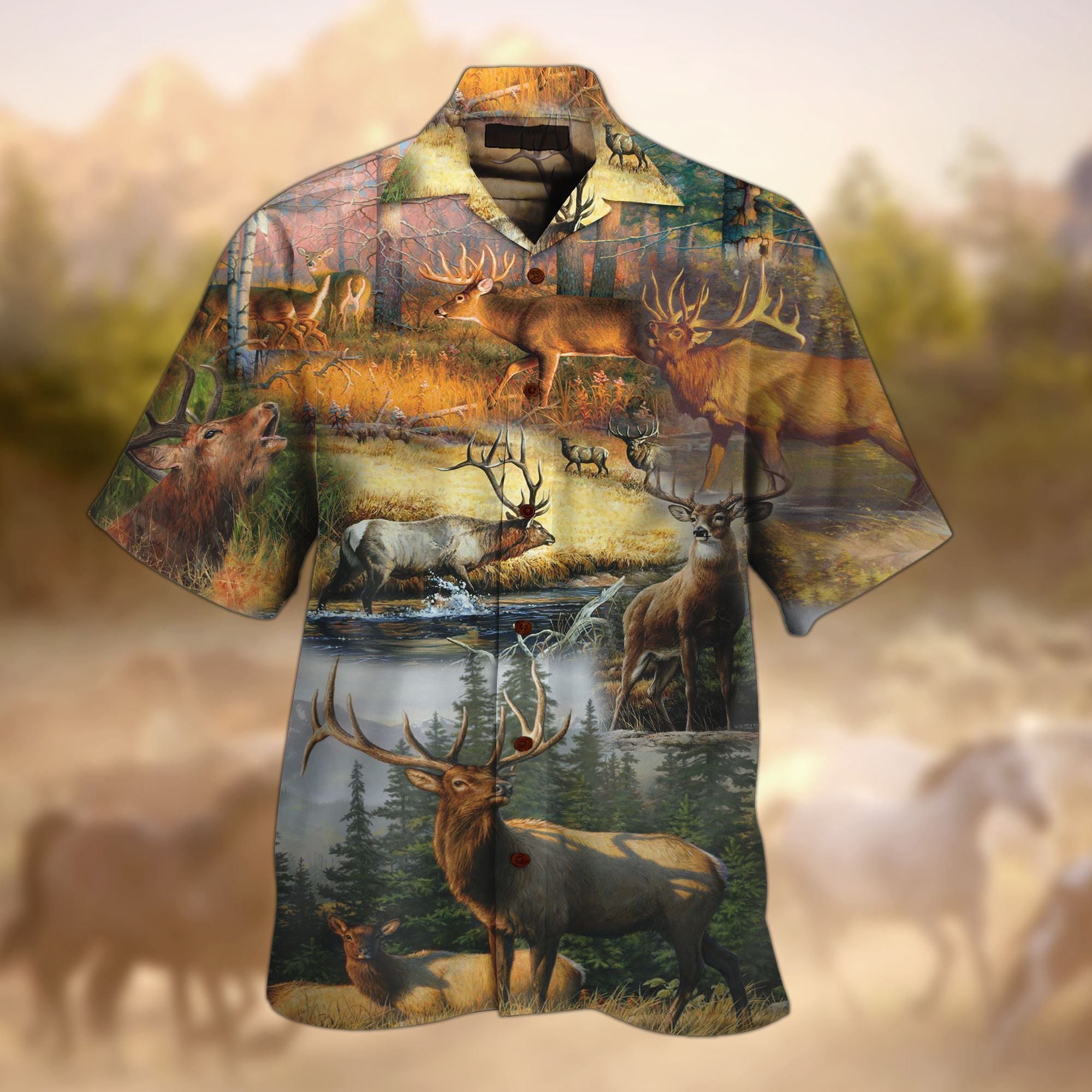Deer Hunting Hawaiian Shirt Pre11492