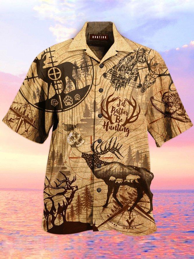 Deer Hunting Hawaiian Shirt Pre13274 Deer Hunting Hawaiian Shirt Pre13274