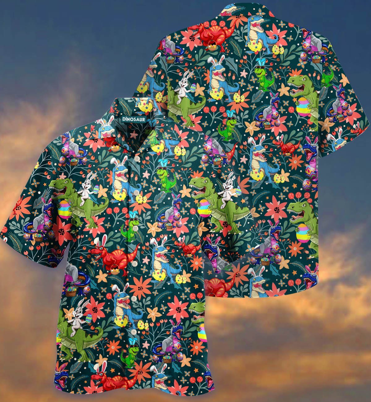 Dinosaur Hawaiian Shirt Pre11410