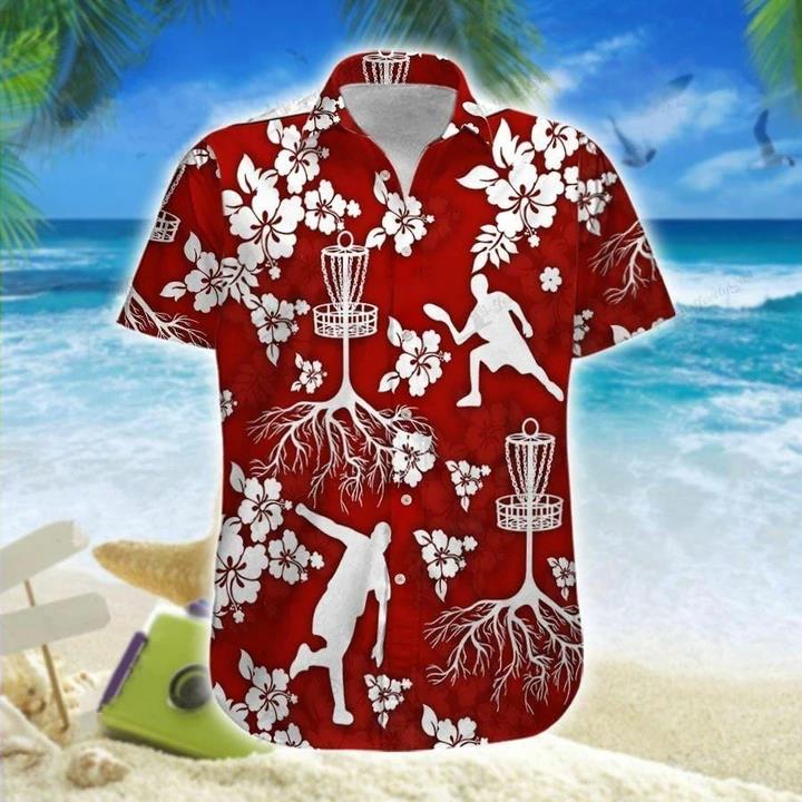 Disc Golf Tree Hibiscus Hawaiian Shirt Pre10964 Disc Golf Tree Hibiscus Hawaiian Shirt Pre10964