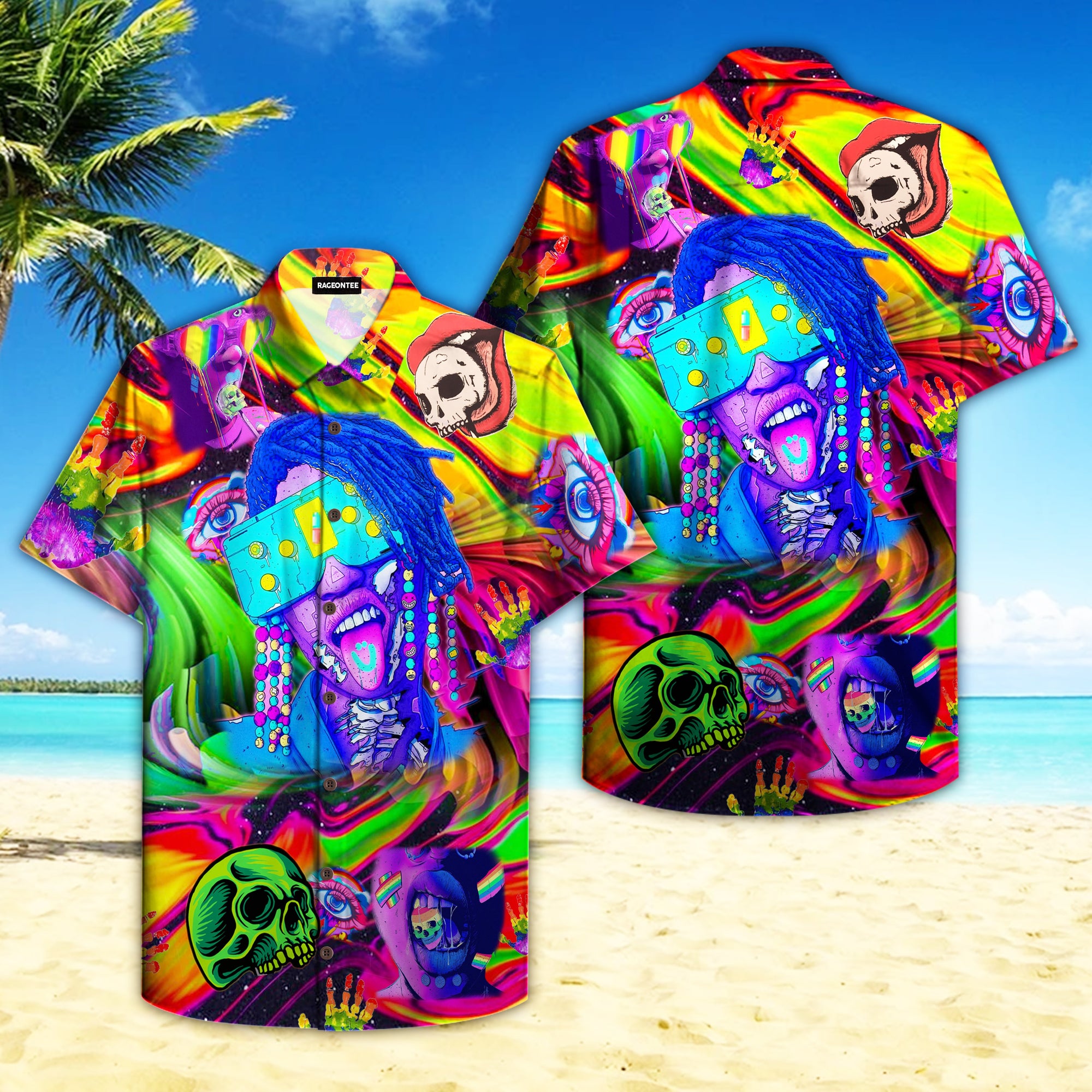 Do You Want Some Rainbow Lollipop Hawaiian Shirt Pre10521