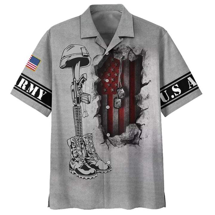 Dog Tag Us Army Do Not Give In To The War Within End Veteran Suicide Hawaiian Shirt Pre11799