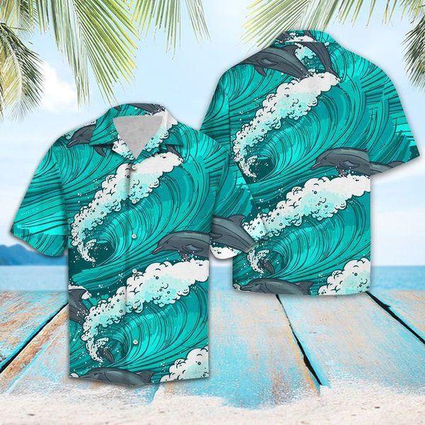 Dolphin Hawaiian Shirt Pre13243 Dolphin Hawaiian Shirt Pre13243