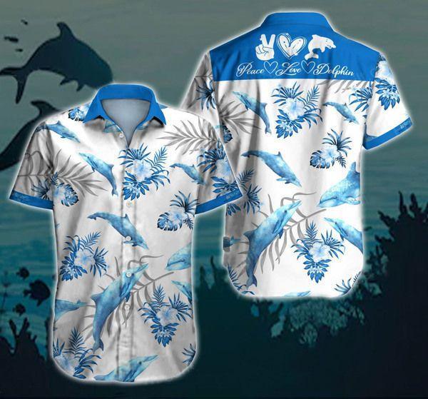 Dolphin Hawaiian Shirt Pre13244 Dolphin Hawaiian Shirt Pre13244