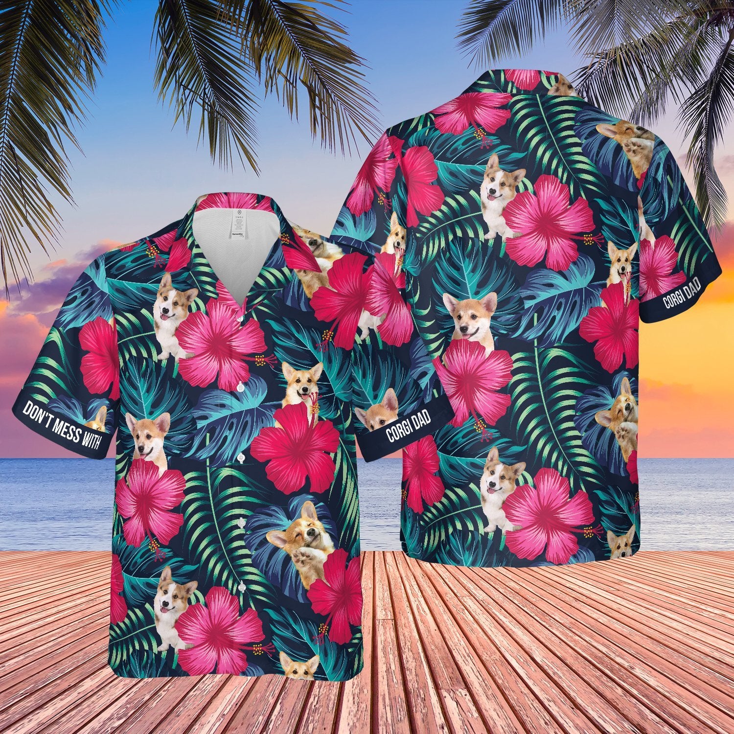 Dont Mess With Corgi Hawaiian Shirt Pre11178